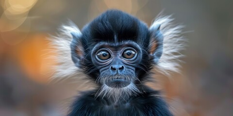 Fototapeta premium Long-tailed Macaque Monkey in Southeast Asia