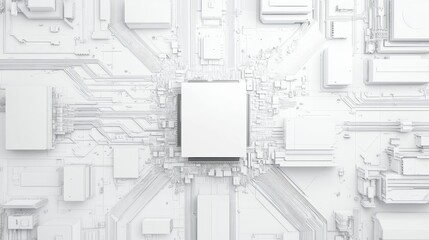 Abstract computer circuit board design.
