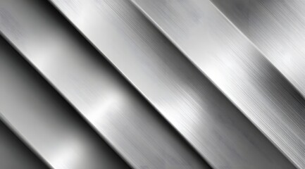 Obraz premium Metal Bars Forming an Abstract Pattern