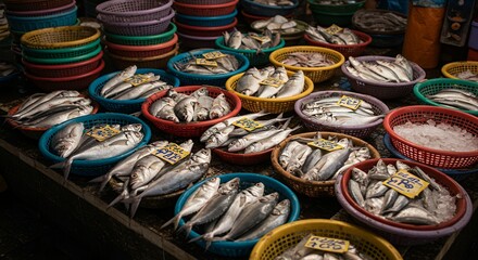Fresh Fish Market Display