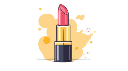 Lipstick Flat Vector Icon Design for Beauty Products Marketing