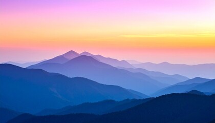 Fototapeta premium sunrise in mountains