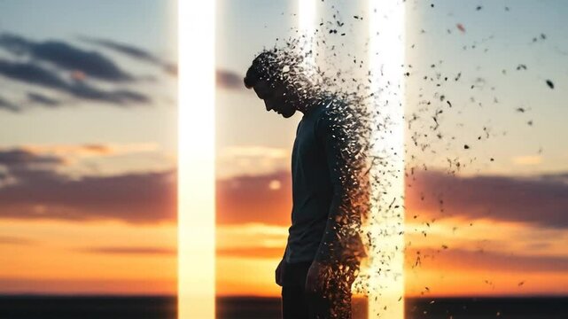 Particle Effect: Abstract Representation of Loss