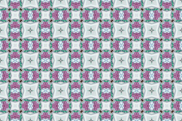 Seamless Design Graphic Tile Shape Cloth Art Fashion Endless Texture Textile Template Background Visual Geometric Digital Perspective Wallpaper Decoration Luxury Interior Symmetric Fabric Pattern.