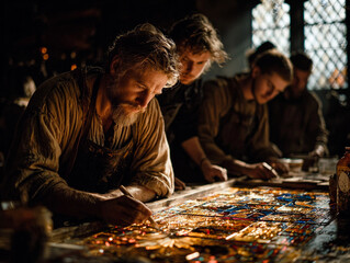 Feast of St Bartholomew Stained-Glass Craft