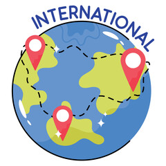 globe vector, about health, peace and protecting the earth #2