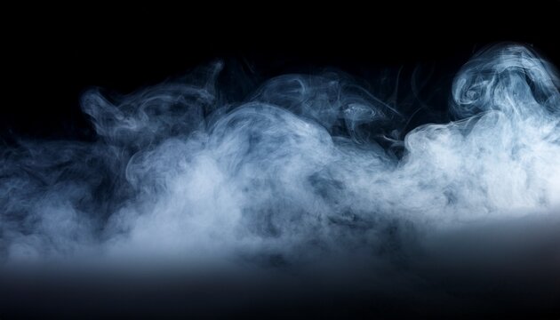 mystic fog texture on black background