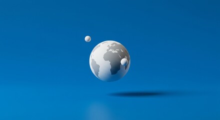 an egg with the earth in it's shell
