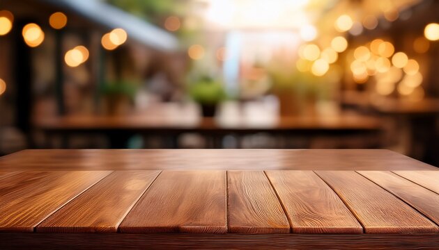 empty wooden table plain background for design copy space
