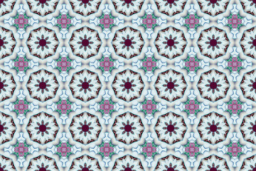 Seamless Luxury Fashion Wallpaper Visual Textile Digital Endless Geometric Template Texture Symmetric Art Decoration Perspective Design Graphic Cloth Shape Background Fabric Tile Interior Pattern.