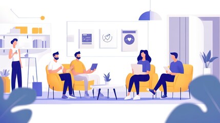 Experts discuss sustainable urban planning and smart city tech in a modern meeting room
