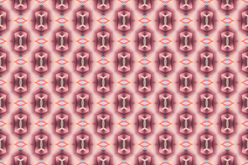 Seamless Luxury Fashion Wallpaper Visual Textile Digital Endless Geometric Template Texture Symmetric Art Decoration Perspective Design Graphic Cloth Shape Background Fabric Tile Interior Pattern.