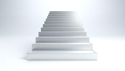銀色の階段。シンプルな階段。Silver stairs. Simple stairs.