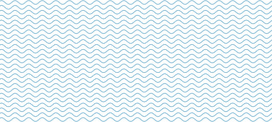 Seamless Hand Drawn Wave Pattern