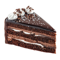 slice of chocolate cake delicious dessert treat  