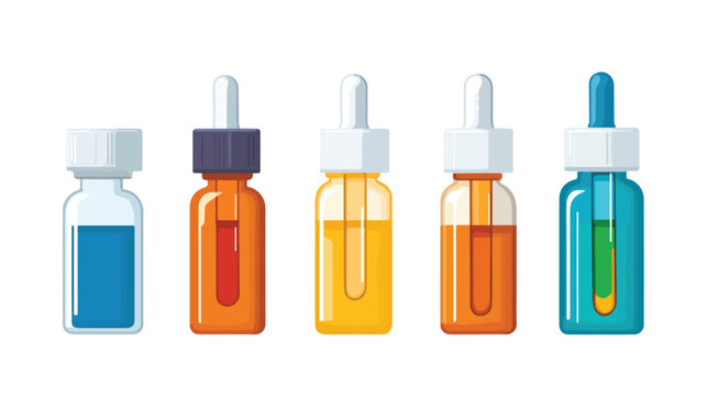 Professional Medical Dropper Vector Isolated on White Background