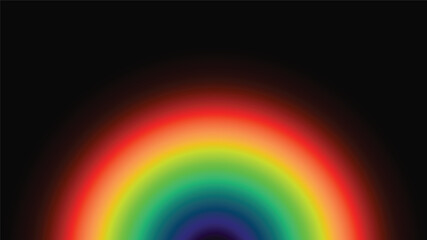 Background Spectrum Color Half Circle Down Gradient