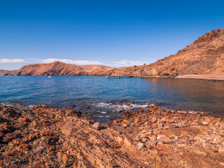 Coastal View with Rocky Cliffs