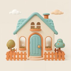 "Whimsical Haven: The Playful Toy House"