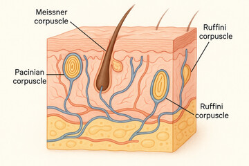 Skin Anatomy Illustration