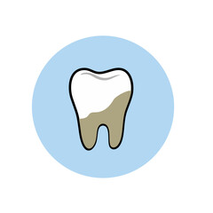 tooth icon vector illustration