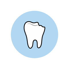 tooth icon vector illustration