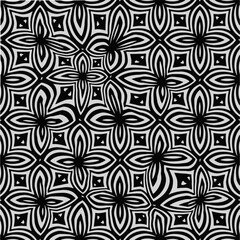 Abstract texture for fabric print, card, table cloth, furniture, banner, cover, invitation, decoration,weaving, plaid,wrapping,knitting. Repeating pattern.Black and white color.
