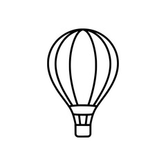 Fototapeta premium Outline Icon of Hot Air Balloon