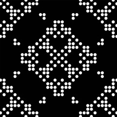 Abstract texture for fabric print, card, table cloth, furniture, banner, cover, invitation, decoration,weaving, plaid,wrapping,knitting. Repeating pattern.Black and white color.