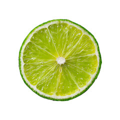slice of lime refreshing tropical flavor