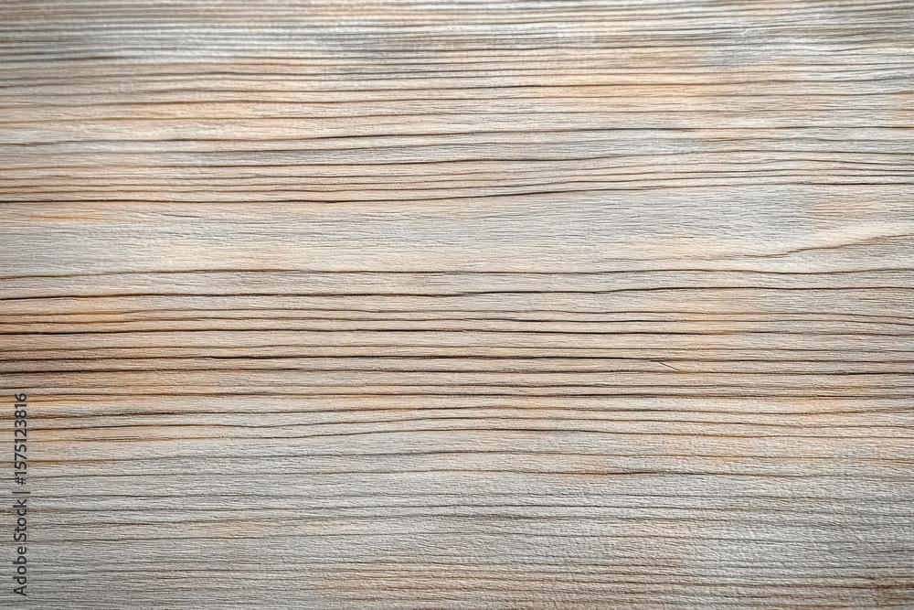 Poster close-up of textured wooden surface with natural grain patterns and subtle color variations in light