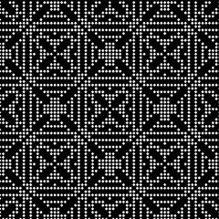Abstract texture for fabric print, card, table cloth, furniture, banner, cover, invitation, decoration,weaving, plaid,wrapping,knitting. Repeating pattern.Black and white color.