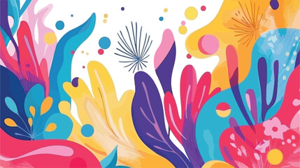 Vibrant New Year 2023 Greeting Card with Festive Design Elements