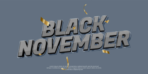 Black November sales banner