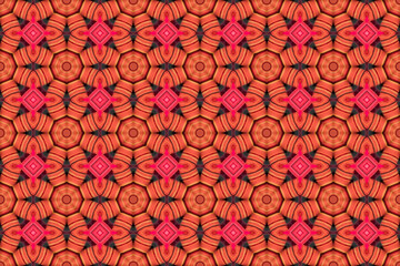 Seamless Template Background Art Endless Visual Cloth Design Decoration Tile Shape Graphic Digital Texture Wallpaper Luxury Perspective Fashion Symmetric Textile Geometric Fabric Interior Pattern.