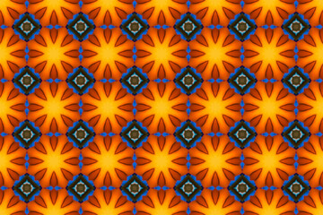 Seamless Template Background Art Endless Visual Cloth Design Decoration Tile Shape Graphic Digital Texture Wallpaper Luxury Perspective Fashion Symmetric Textile Geometric Fabric Interior Pattern.