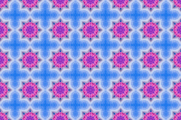 Seamless Template Background Art Endless Visual Cloth Design Decoration Tile Shape Graphic Digital Texture Wallpaper Luxury Perspective Fashion Symmetric Textile Geometric Fabric Interior Pattern.