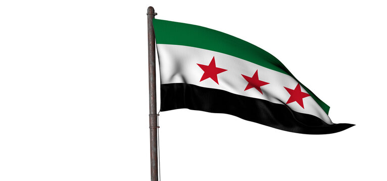Syria Flag, Flag of the Syrian Revolution - New Syrian Flag