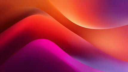 Abstract colorful waves blending seamlessly in a vibrant gradient, creating a dynamic visual experience