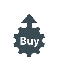 A stylized icon featuring the word 