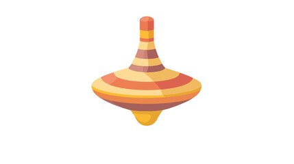 Spinning Top Icon Illustration Vector Isolated on White Background