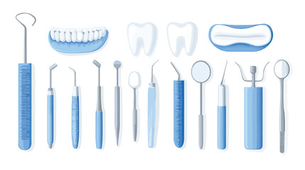 Professional Dental Steel Tools Set for Teeth Care