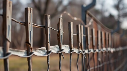Old fence closeup.