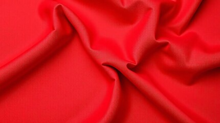 Red satin background tissue, textile, cloth, fabric, material, texture.