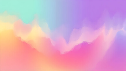Abstract gradient background with soft pastel colors blending harmoniously, ideal for design projects