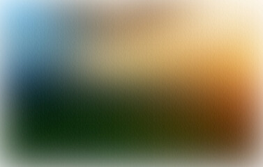 Abstract Multicolored Gradient Background with Textured Effect, Smooth Transition from Blue to Golden Yellow and Green Hues, Creating a Soft, Dreamy Ambiance Ideal for Digital Designs and Artistic Com