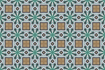 Seamless Visual Interior Decoration Texture Fashion Tile Symmetric Digital Shape Graphic Background Cloth Wallpaper Perspective Endless Luxury Geometric Textile Template Fabric Art Design Pattern.