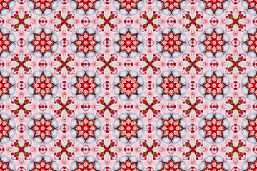 Seamless Visual Interior Decoration Texture Fashion Tile Symmetric Digital Shape Graphic Background Cloth Wallpaper Perspective Endless Luxury Geometric Textile Template Fabric Art Design Pattern.