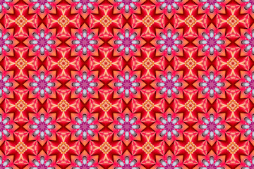 Seamless Symmetric Template Shape Digital Wallpaper Visual Art Cloth Fashion Endless Luxury Graphic Background Texture Interior Geometric Tile Textile Decoration Fabric Perspective Design Pattern.