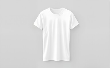 Blank white tshirt mockup clothing apparel undershirt. High quality